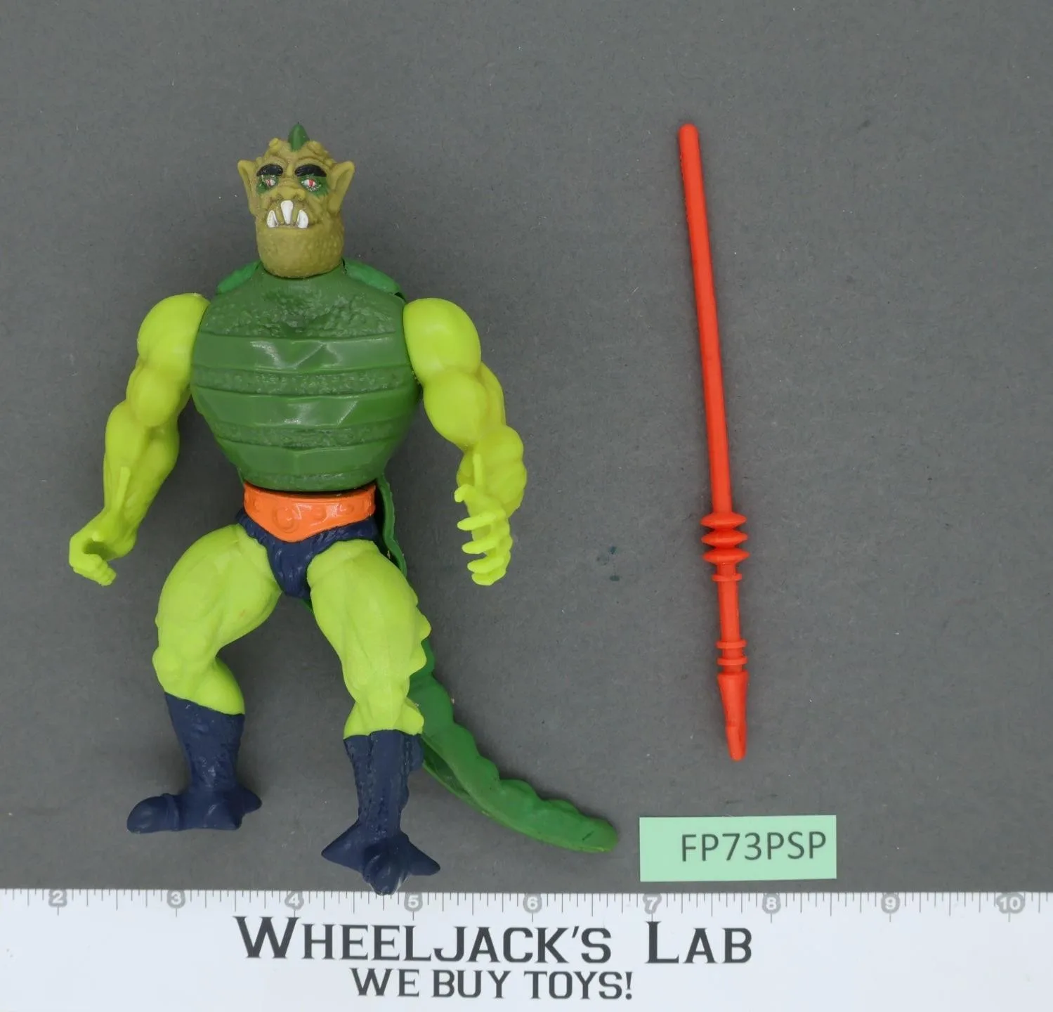 Whiplash 100% Complete He-Man Masters of the Universe MOTU 1984 Mattel Vintage