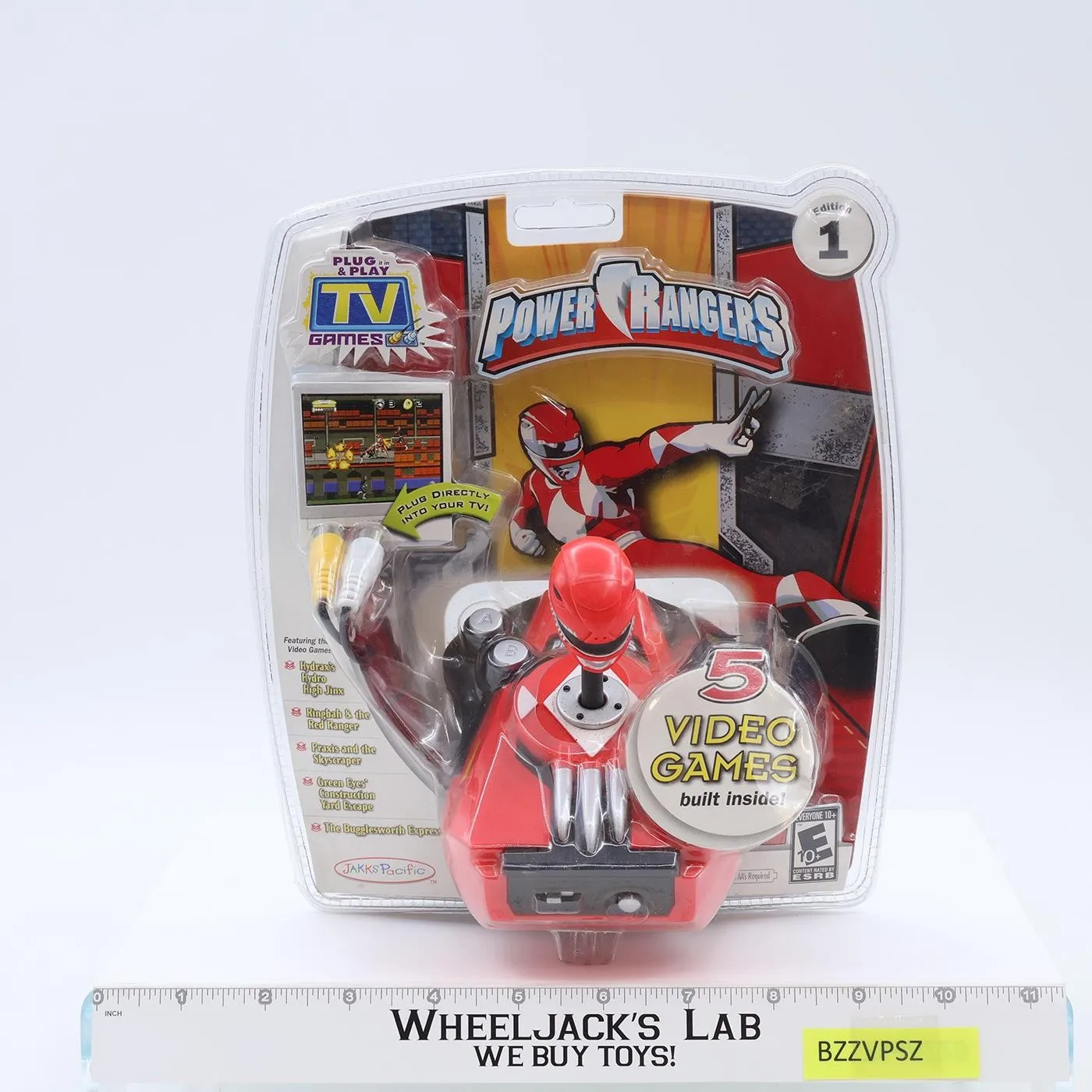 Might Morphin Power Rangers Plug & Play Game SEALED NEW 2006 Jakks Pacific