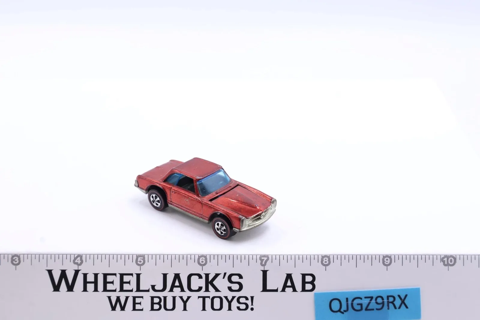 Mercedes Benz 280SL Red 1969 Redline Hot Wheels Mattel Vintage RL