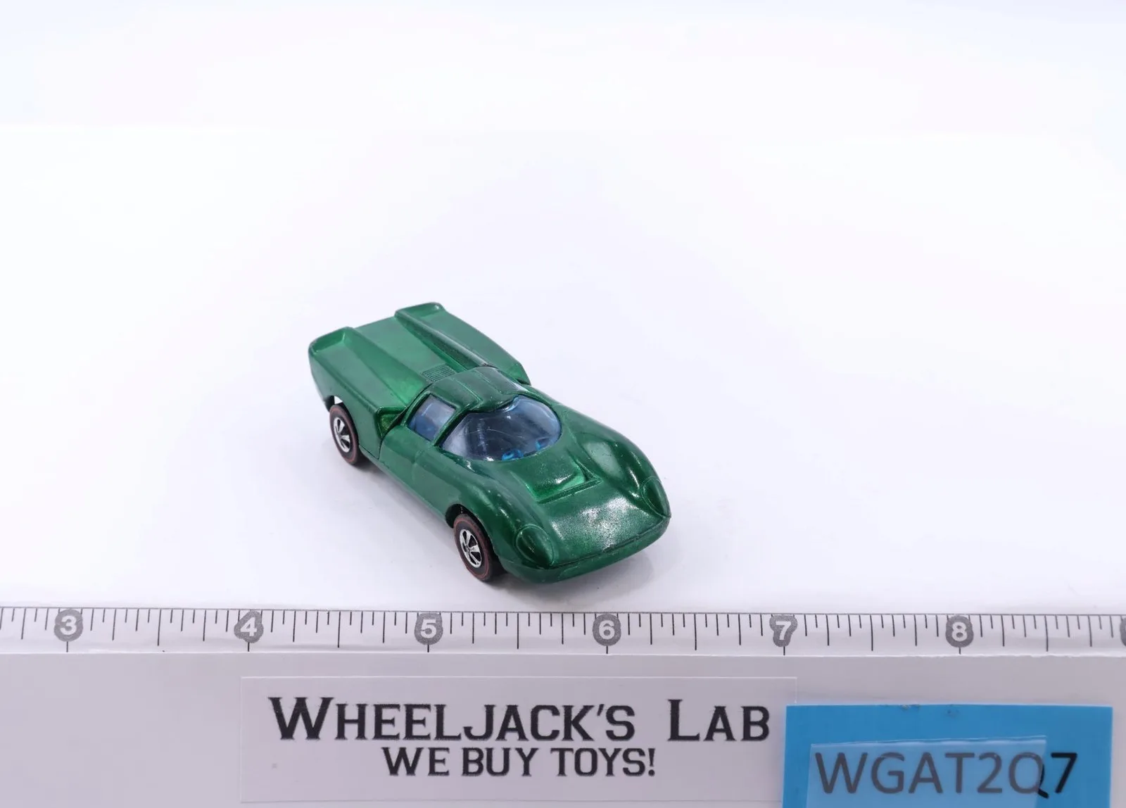 Lola GT70 Green 1968 1969 Redline Hot Wheels Mattel Vintage RL Hong Kong