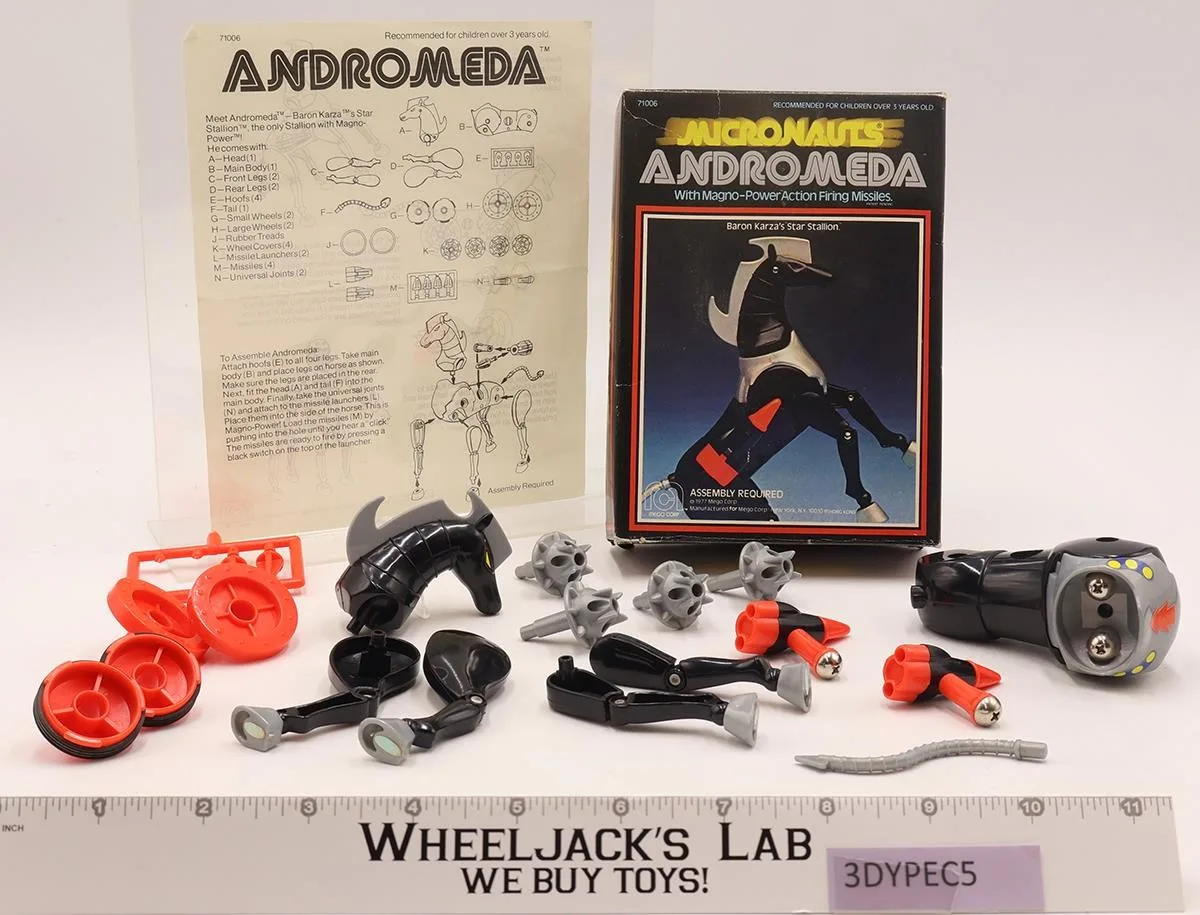 Andromeda 100% Complete W/ Box 1977 Micronauts Mego Vintage Action Figure