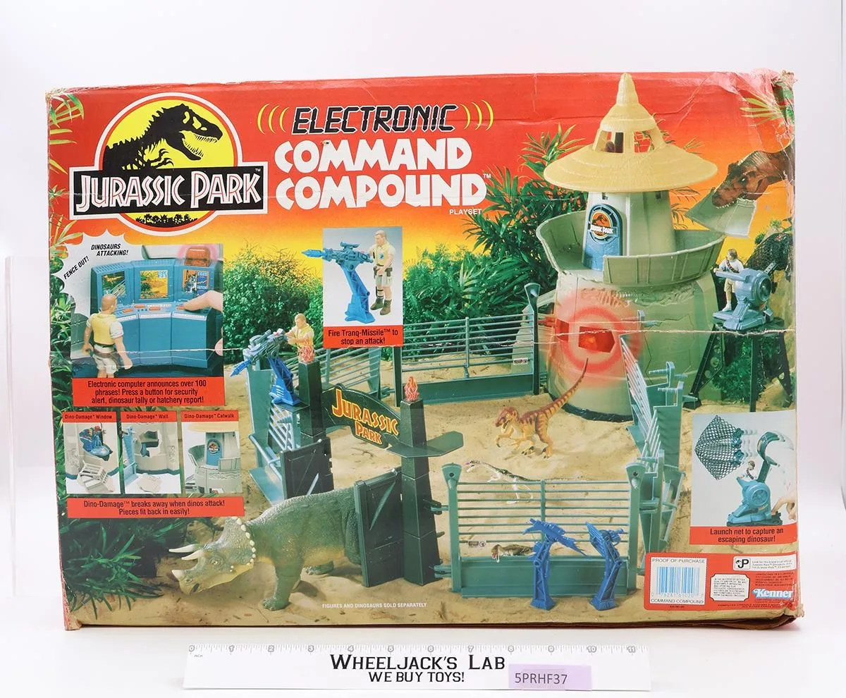 Electronic Command Compound 100% Complete Jurassic Park 1993 Kenner Playset