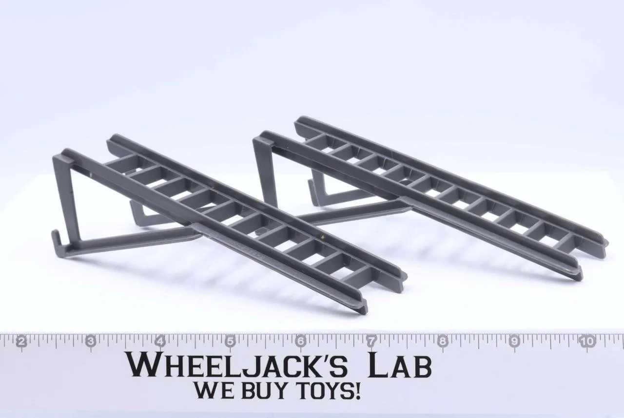 USS Flagg Aircraft Hand Rail Ladder Stairs PAIR NO REPRO 1985 GI Joe Vintage