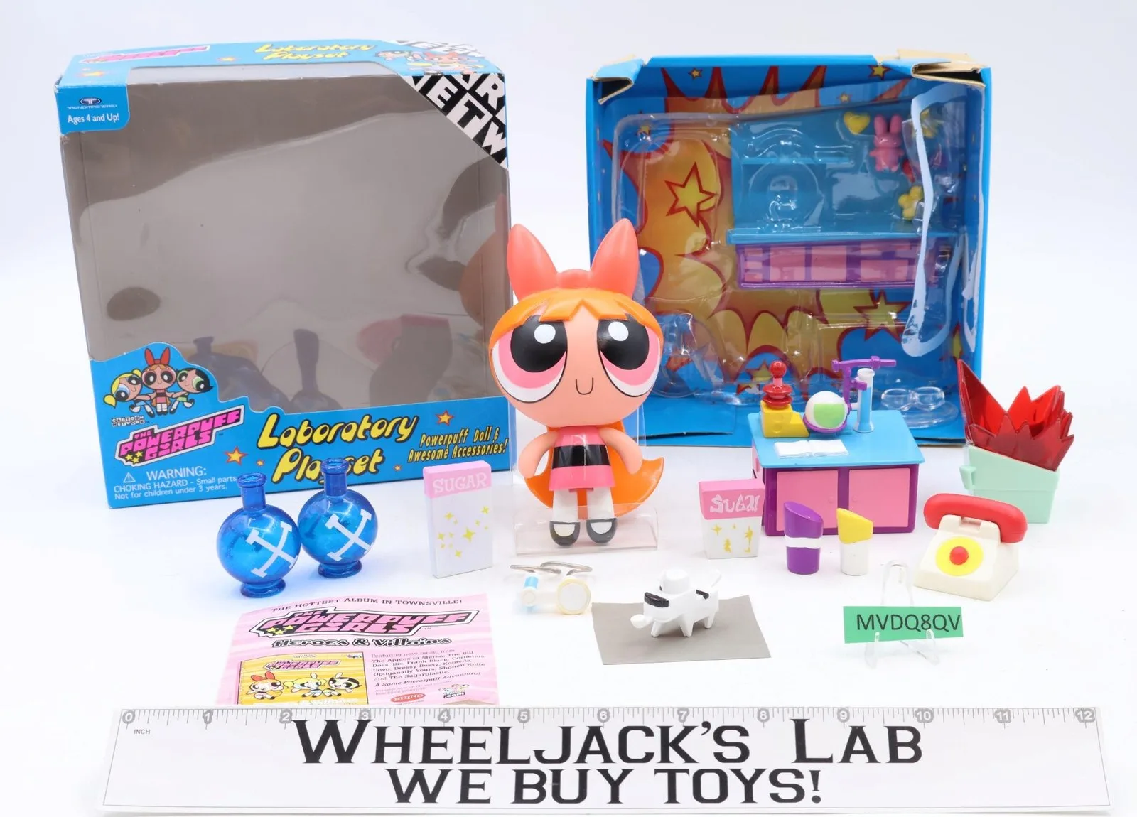 Blossom Laboratory Playset Complete The Powerpuff Girls 1999 Trendmasters
