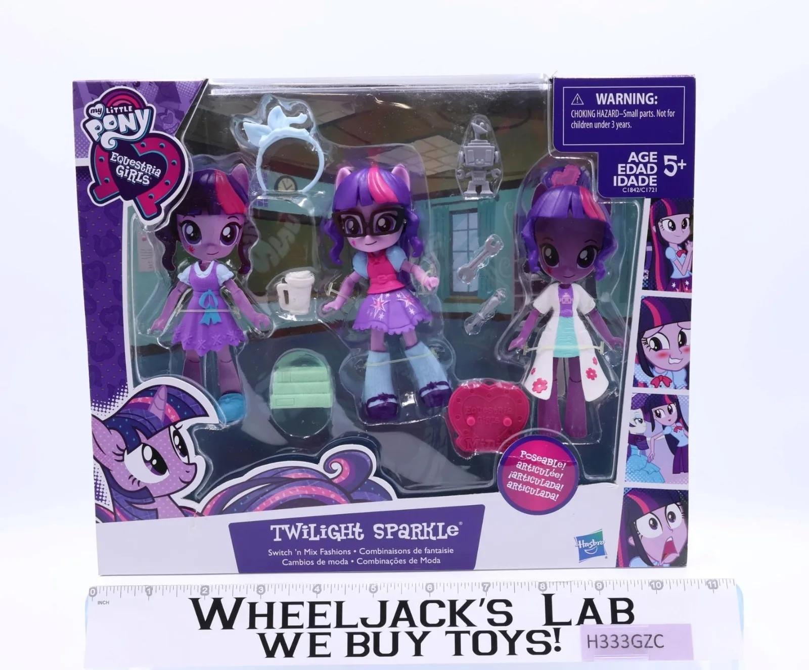 Twilight Sparkle Switch n Mix Fashions My Little Pony Equestria Girls NEW SEALED