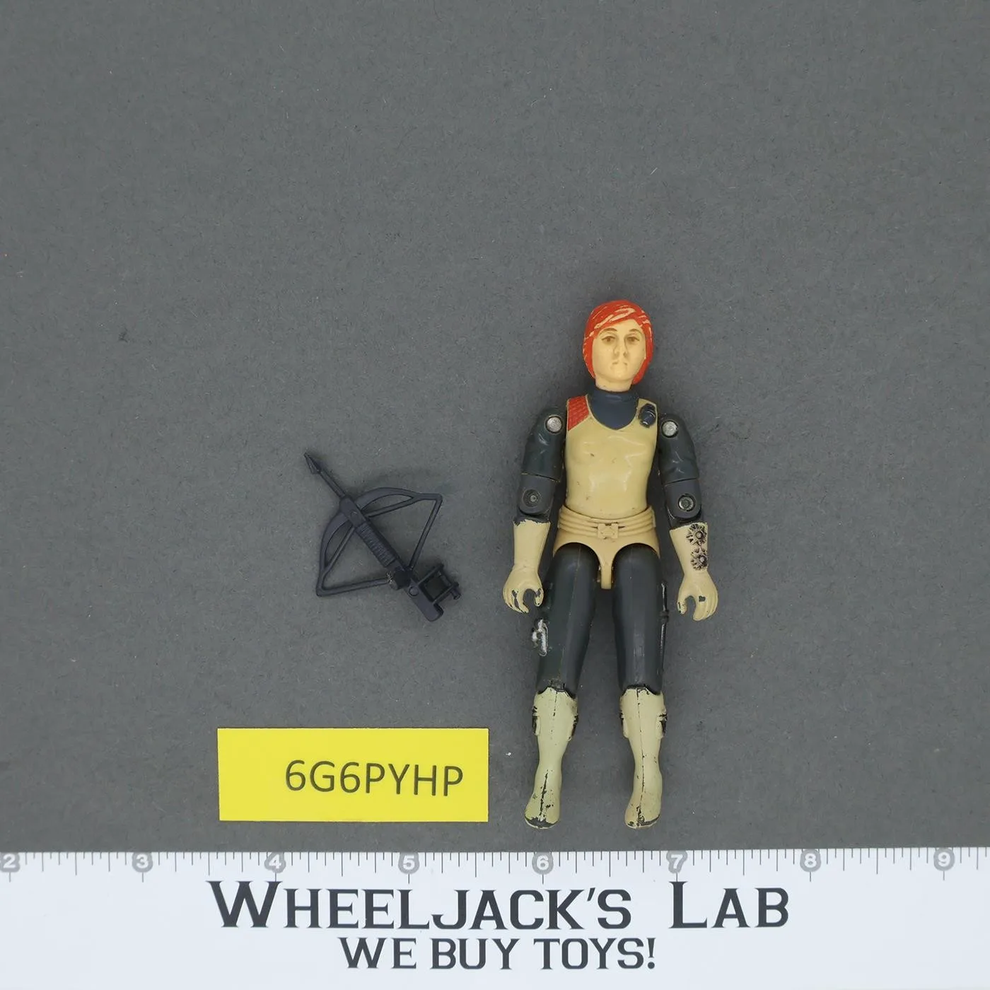 Scarlett V1.5 Swivel Arms 100% Complete G.I. Joe 1983 Hasbro Vintage Figure