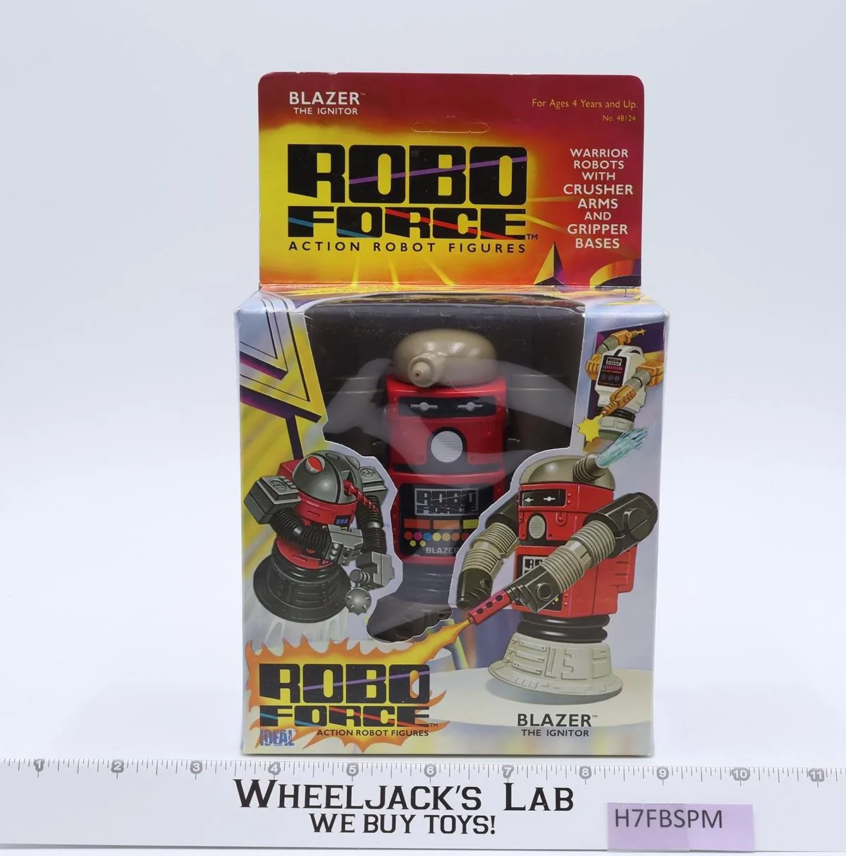 Blazer The Ignitor Robo Force 1984 CBS Toys Vintage Action Figure NEW MIB