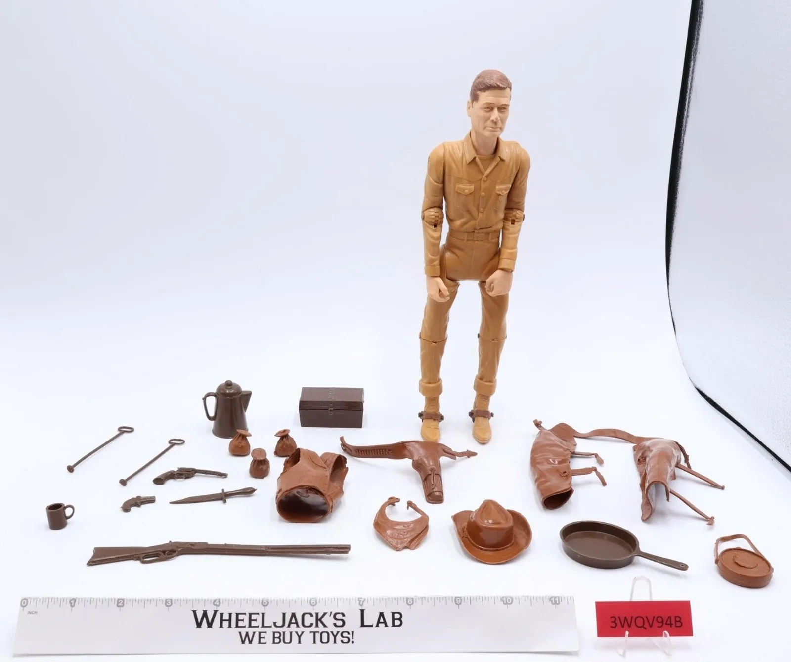 Johnny West 12" Movable Cowboy 1974 Best of the West Marx Vintage w/ Accessories