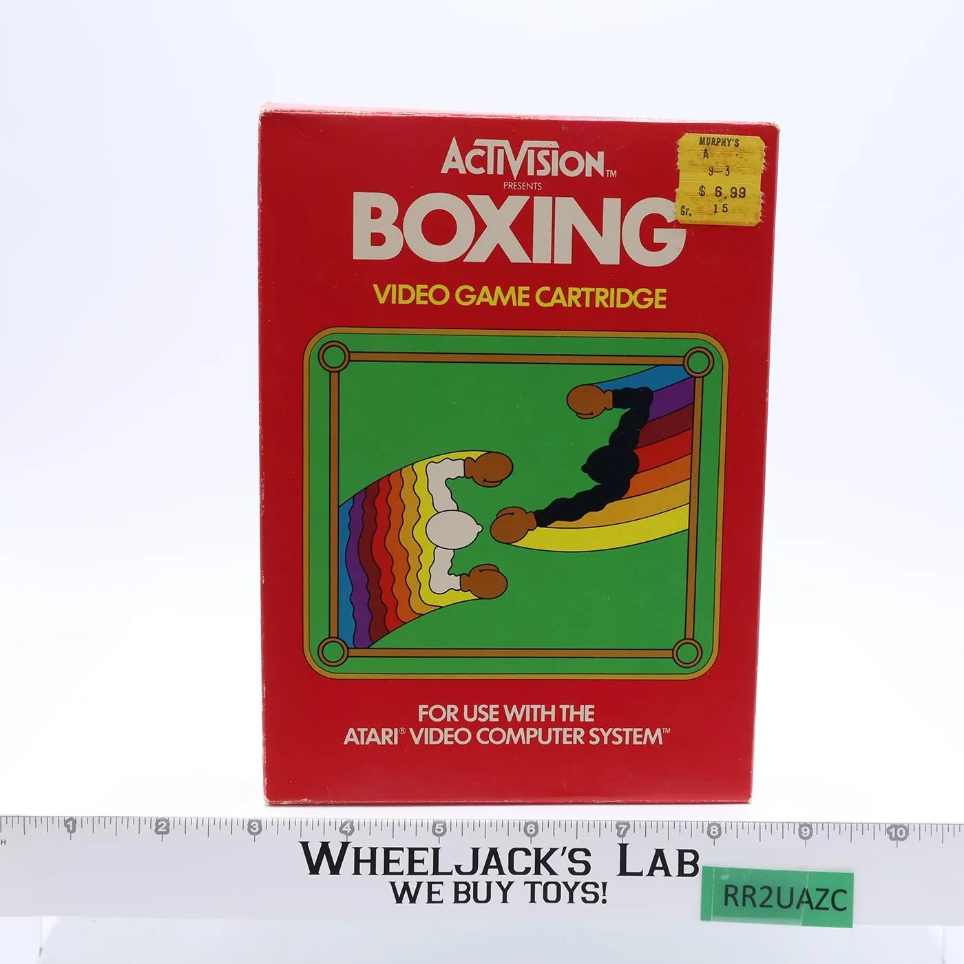 Boxing W/ Box + Manual ATARI 2600 1980 Vintage Game Cartridge