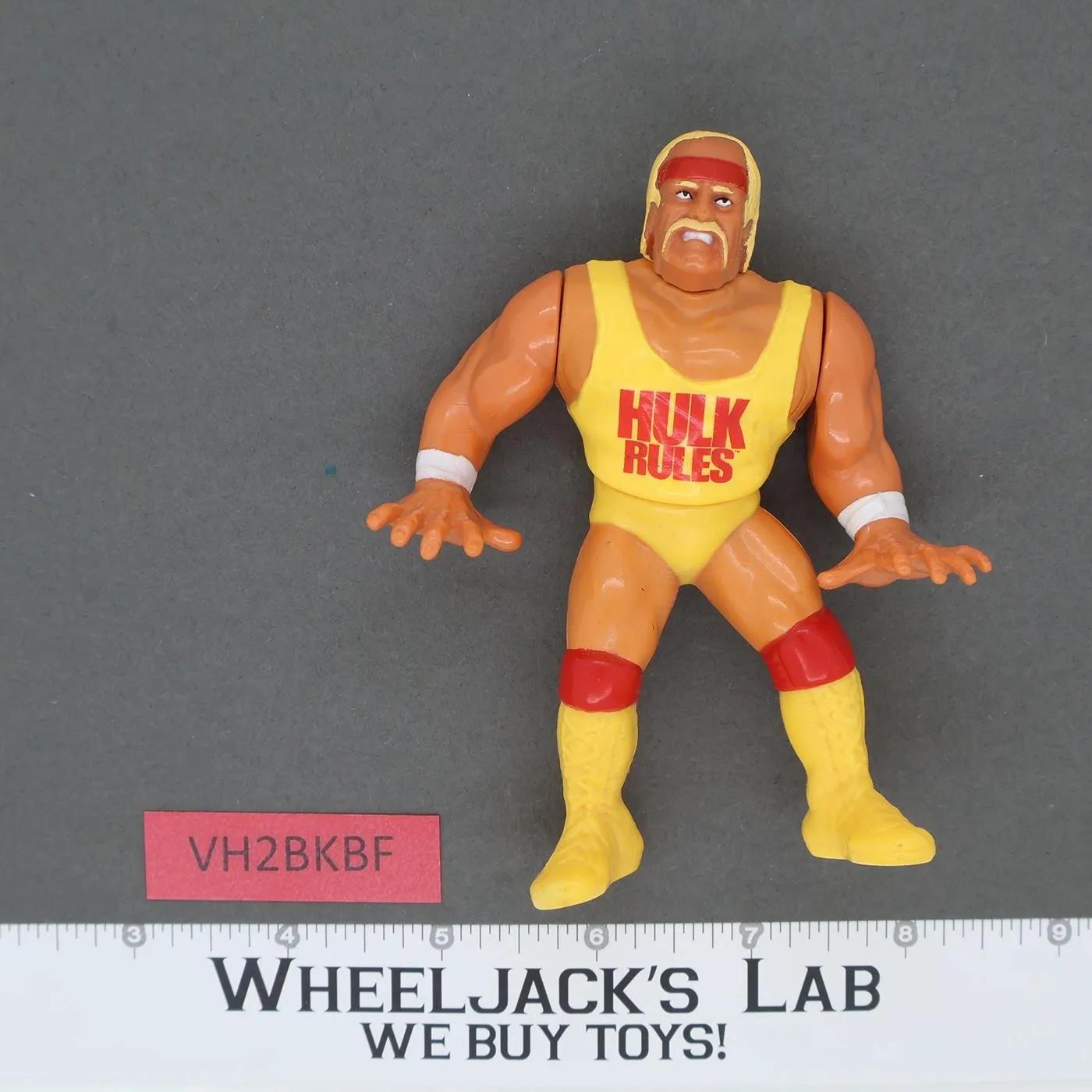 Hulk Hogan "Hulk Rules" 100% Complete WWF Wrestling 1990 Hasbro Vintage Action
