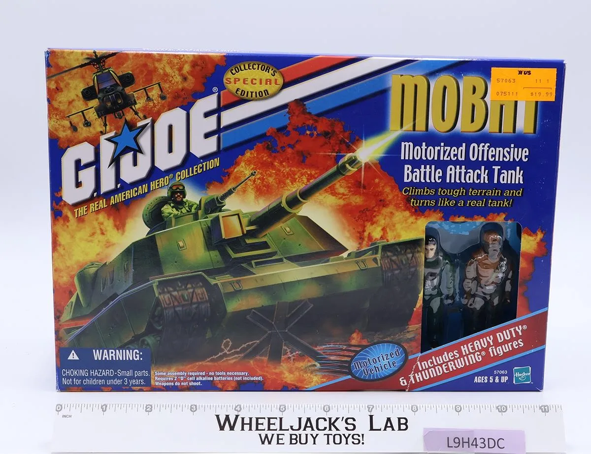 Mobat W/ Heavy Duty & Thunderwing GI Joe 2000 Collector's Edition Hasbro Vehicle