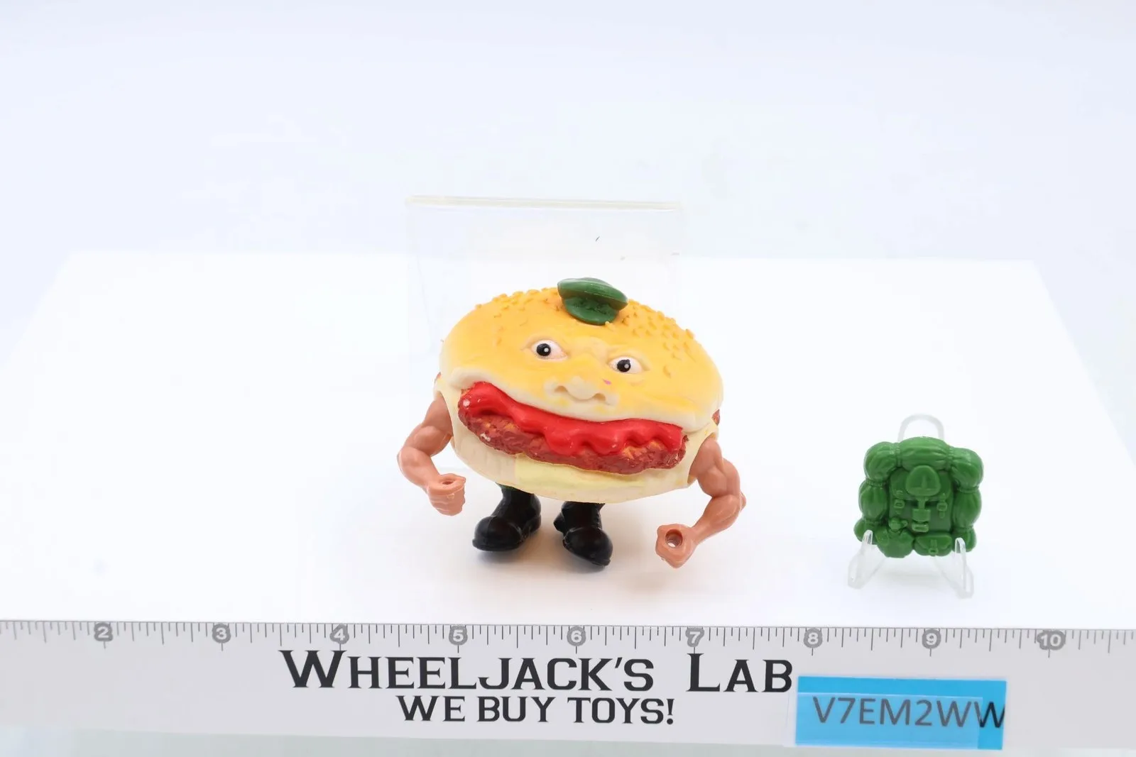 Burgerdier General Hamburger Food Fighters 1988 Mattel Vintage Action Figure