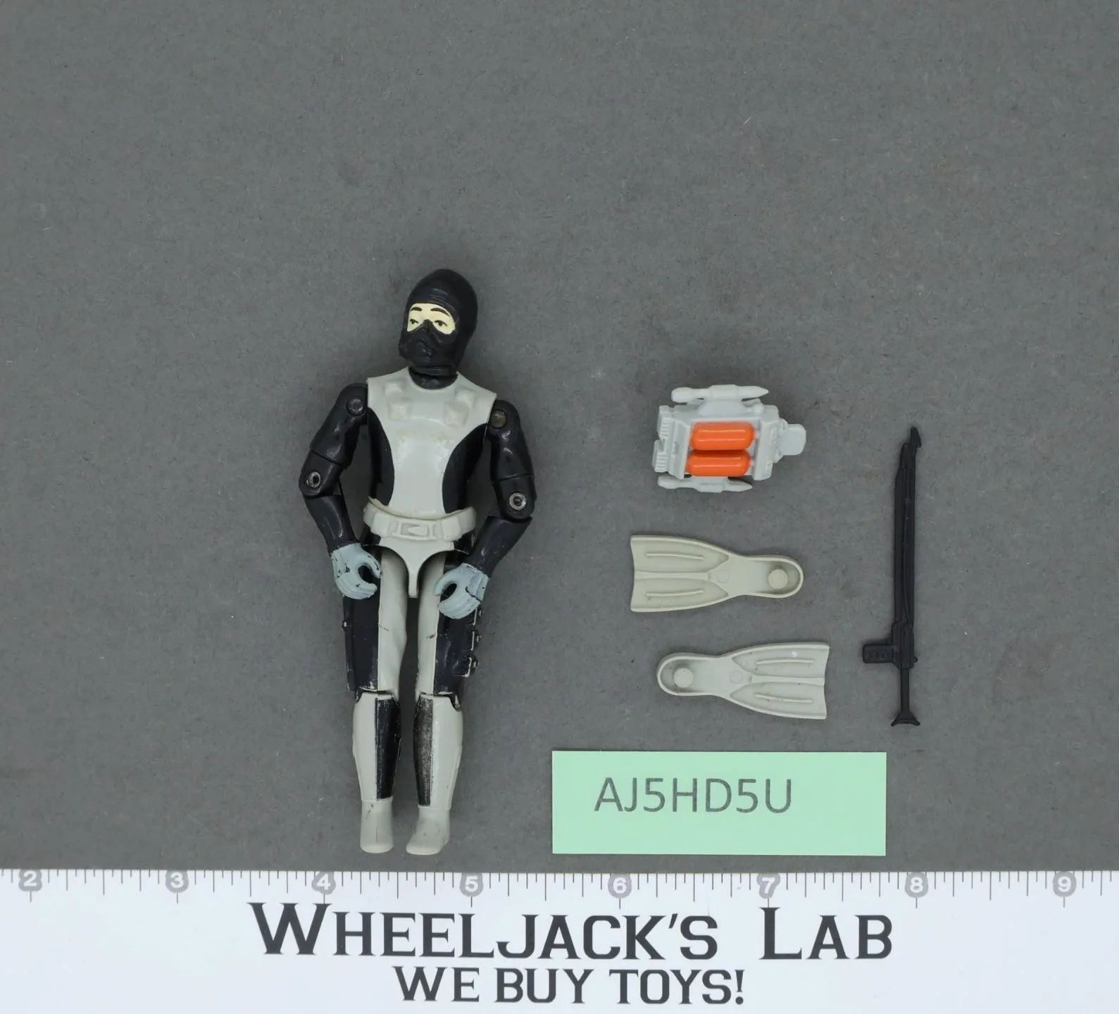 Torpedo V1 100% Complete G.I. Joe 1983 Hasbro Vintage Action Figure