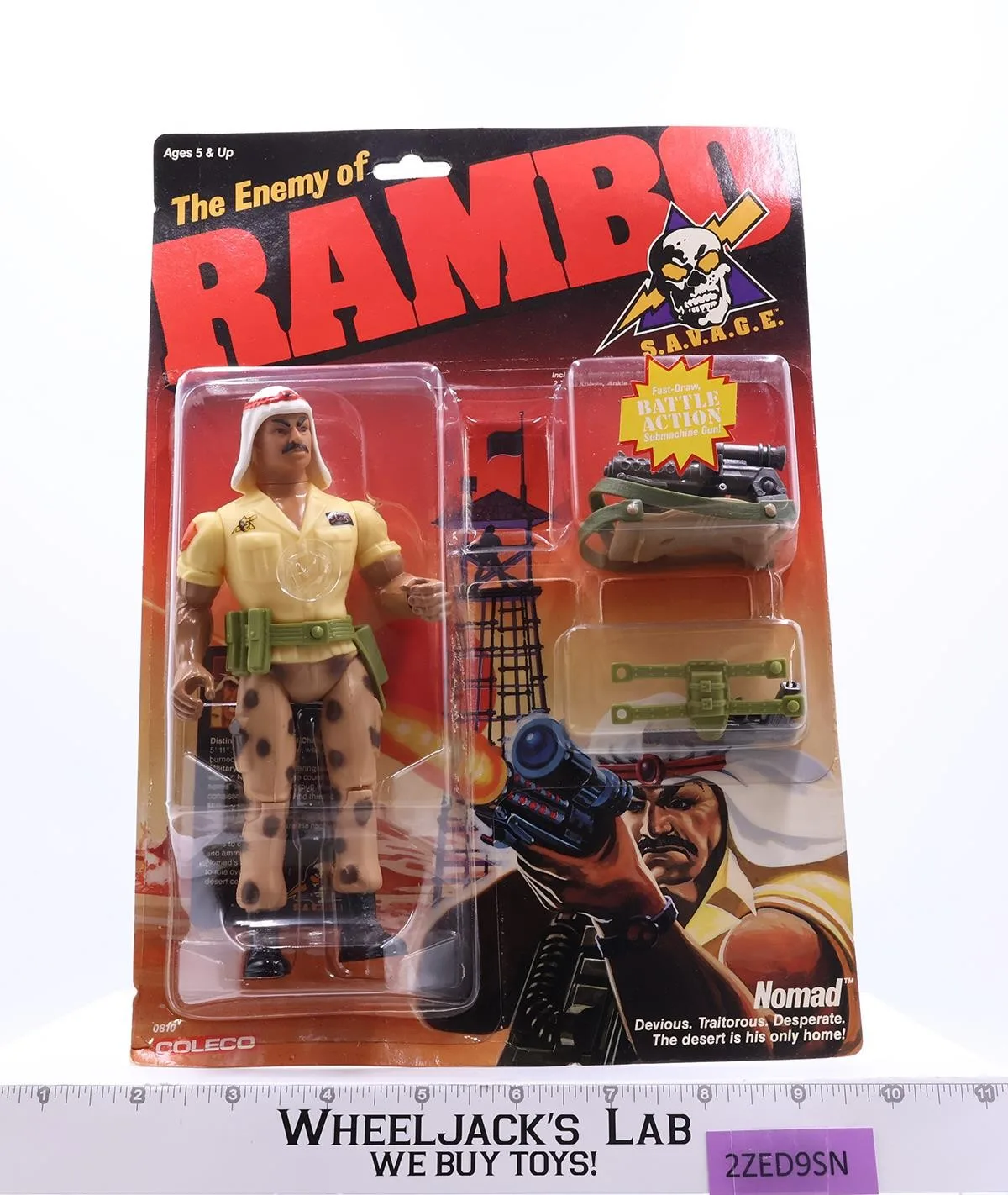 Nomad Rambo Force of Freedom 1985 Coleco Vintage Action Figure NEW SEALED