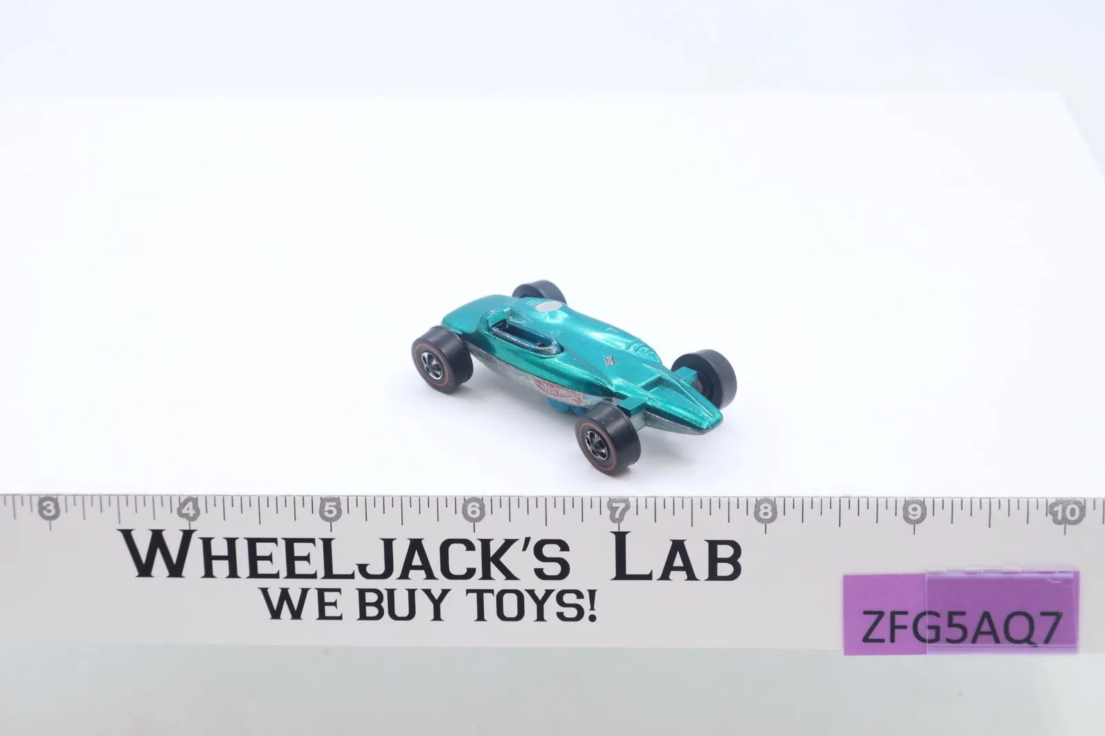 Shelby Turbine Aqua 1969 Redline Hot Wheels Mattel Vintage RL Hong Kong