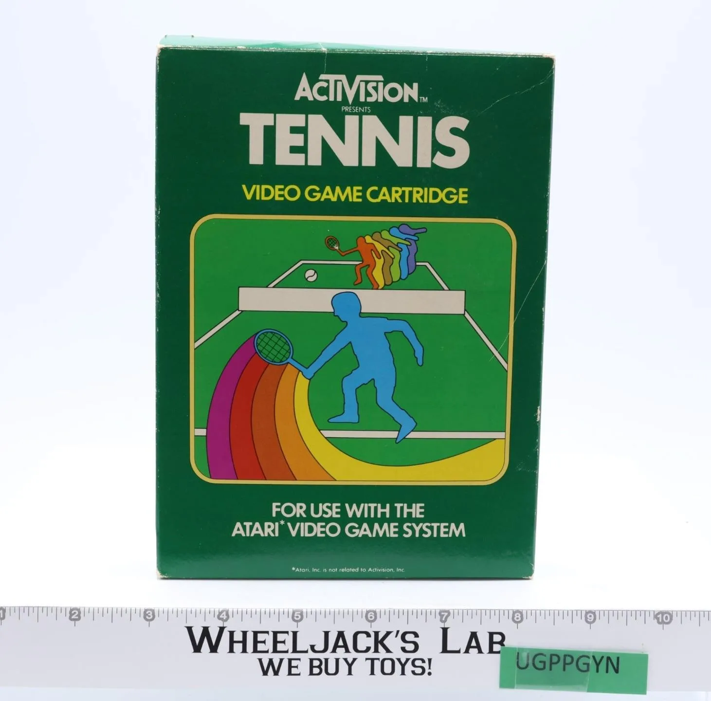 Tennis W/ Box + Manual ATARI 2600 1981 Activision Game Cartridge