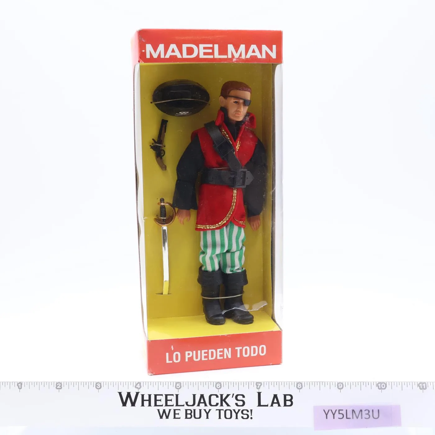 Pirate Captain Madelman Lo Pueden Todo 2003 Popular Toys 7" Figure NEW MIB