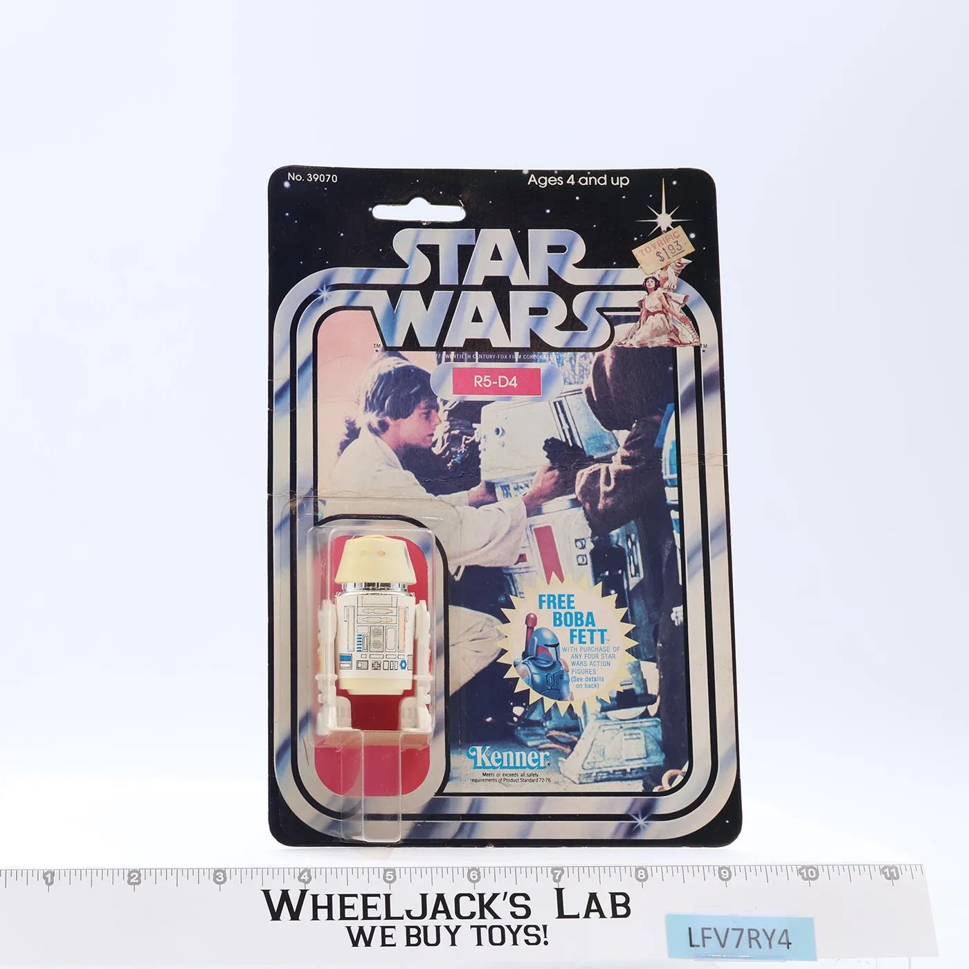 R5-D4 20 Back-D Star Wars 1978 Kenner Action Figure NEW MOSC SEALED