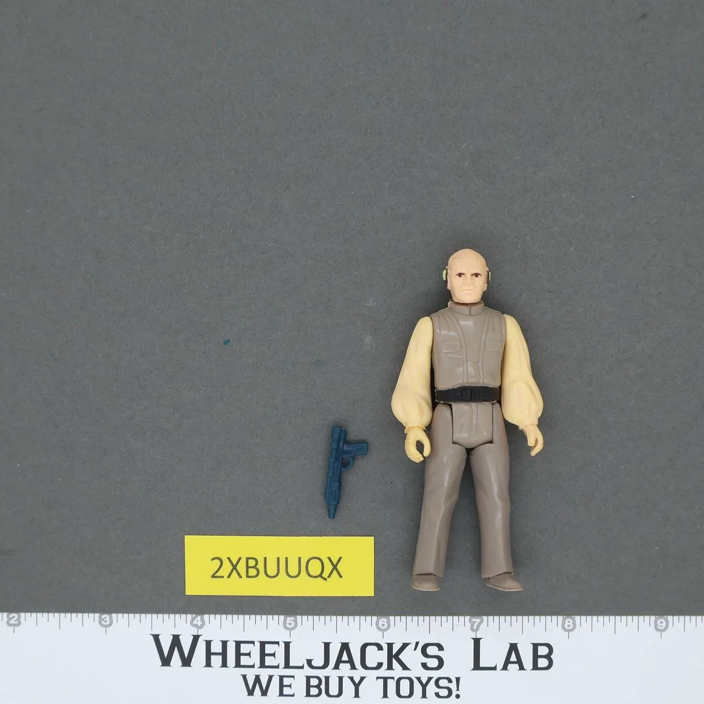 Lobot 100% Complete Star Wars ESB 1980 Kenner Vintage Action Figure NO REPRO