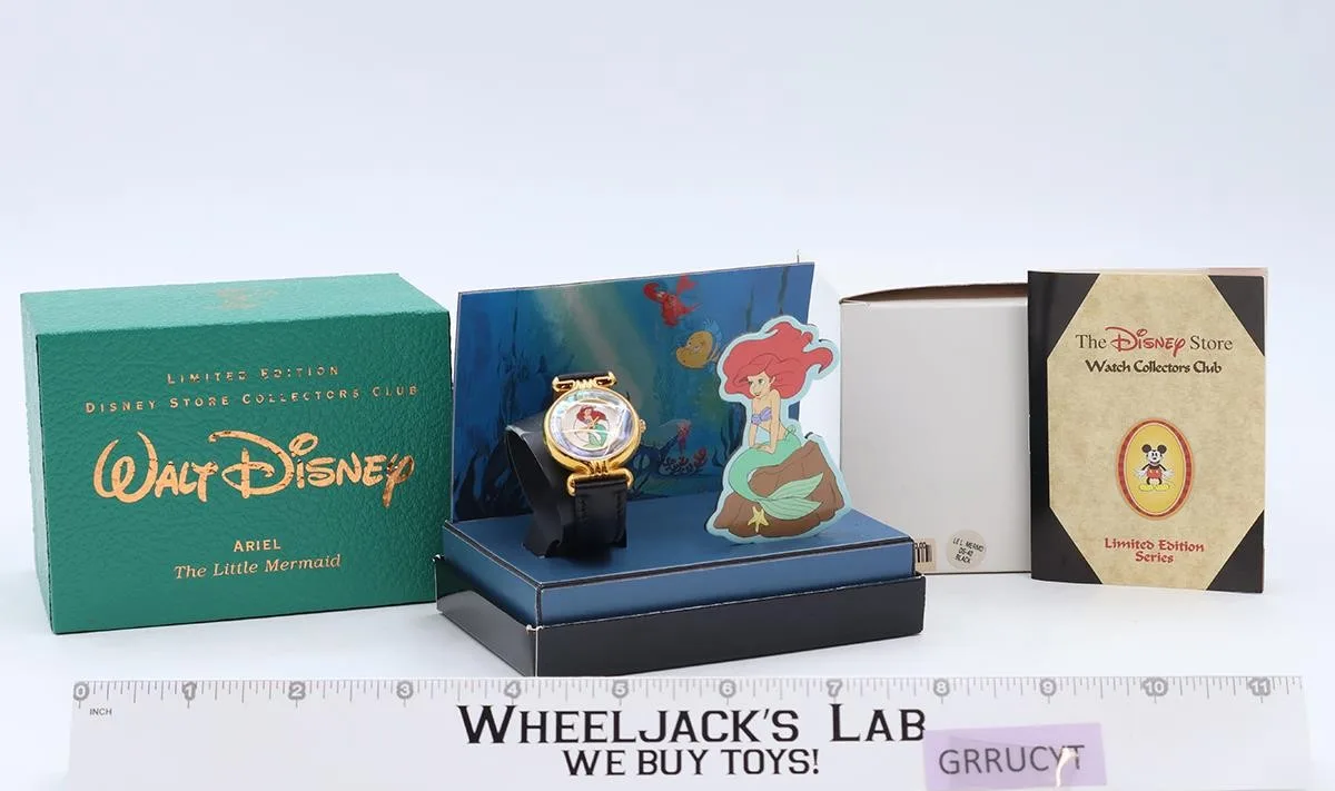 Ariel Collectors Club Wrist Watch The Little Mermaid 1989 Fossil Disney NEW