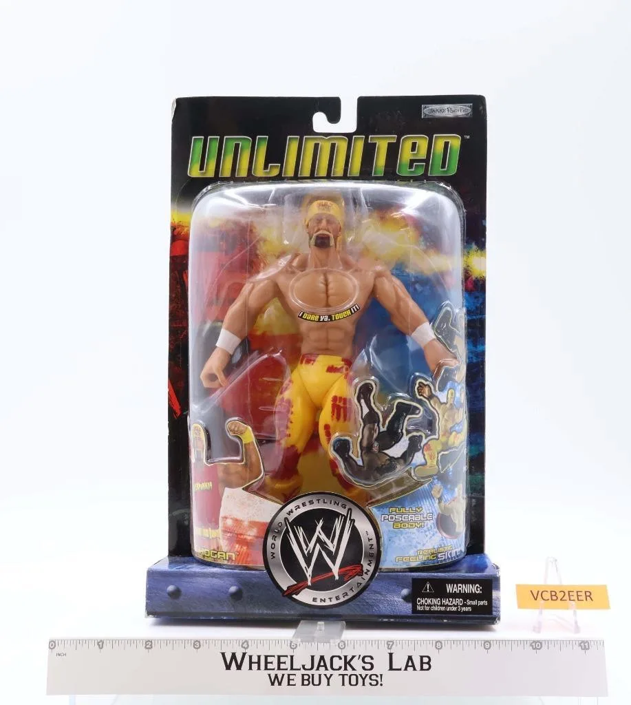 Hulk Hogan WWE Wrestling Unlimited Series 2003 Jakks Pacific NEW MOSC SEALED