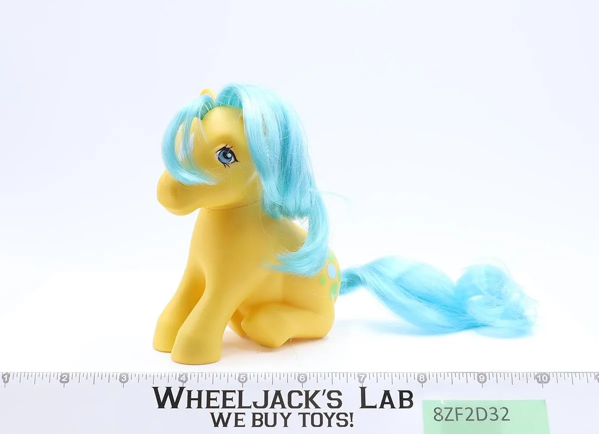 Bubbles Sitting Earth Pony G1 My Little Pony MLP 1983 Hasbro Vintage