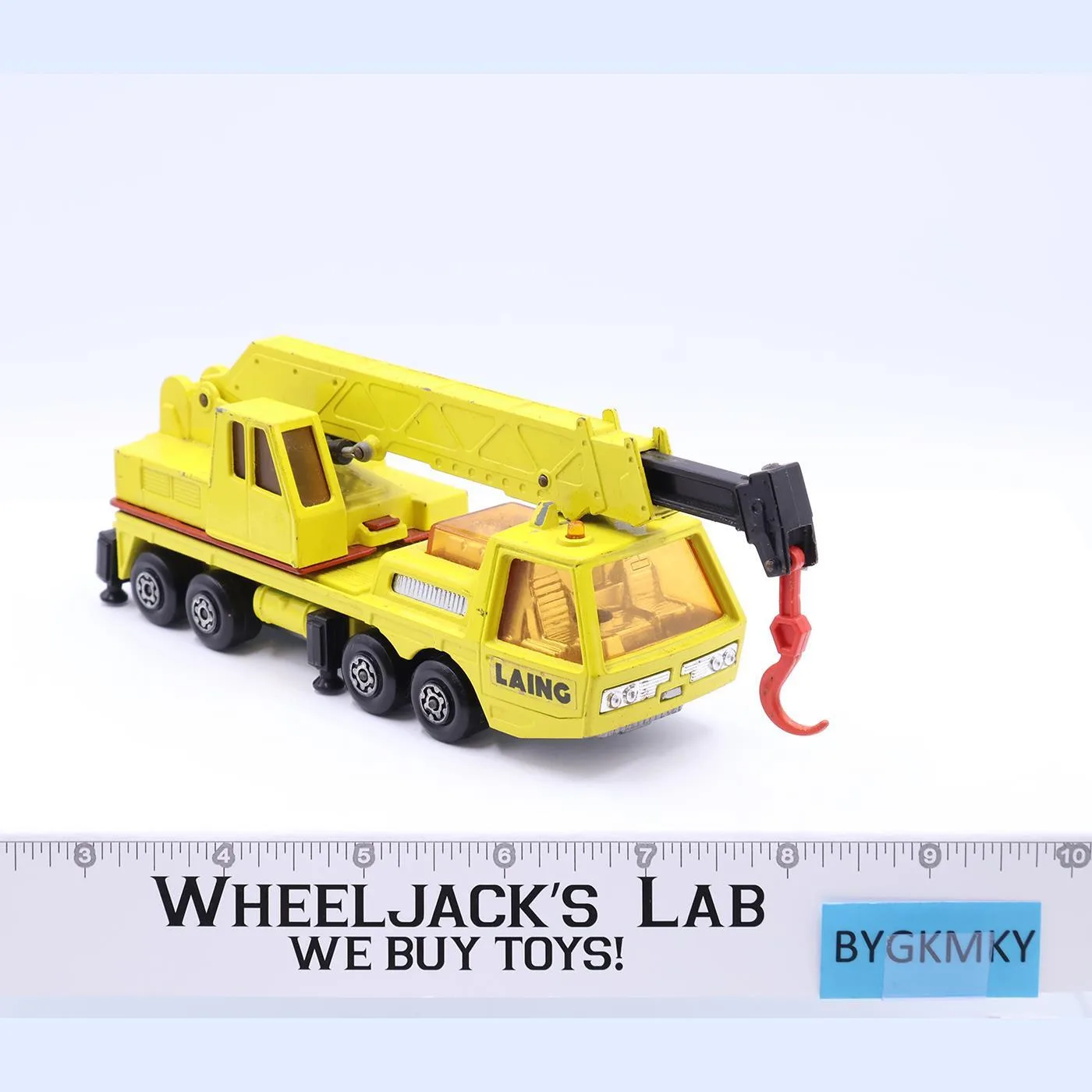 Super Kings K-12 Hercules Mobile Crane Matchbox 1974 Diecast England Figure