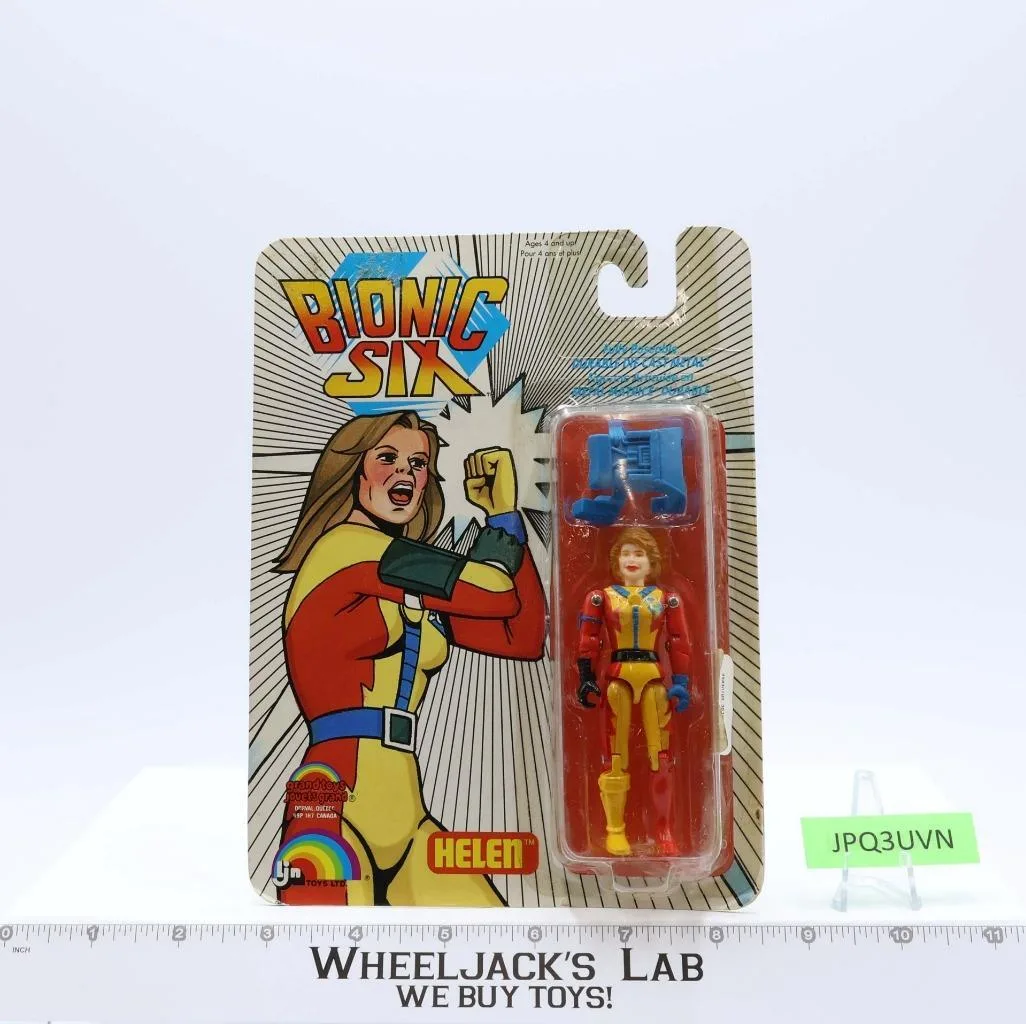 Helen Bionic Six 1986 LJN Vintage Action Figure NEW MOSC Sealed