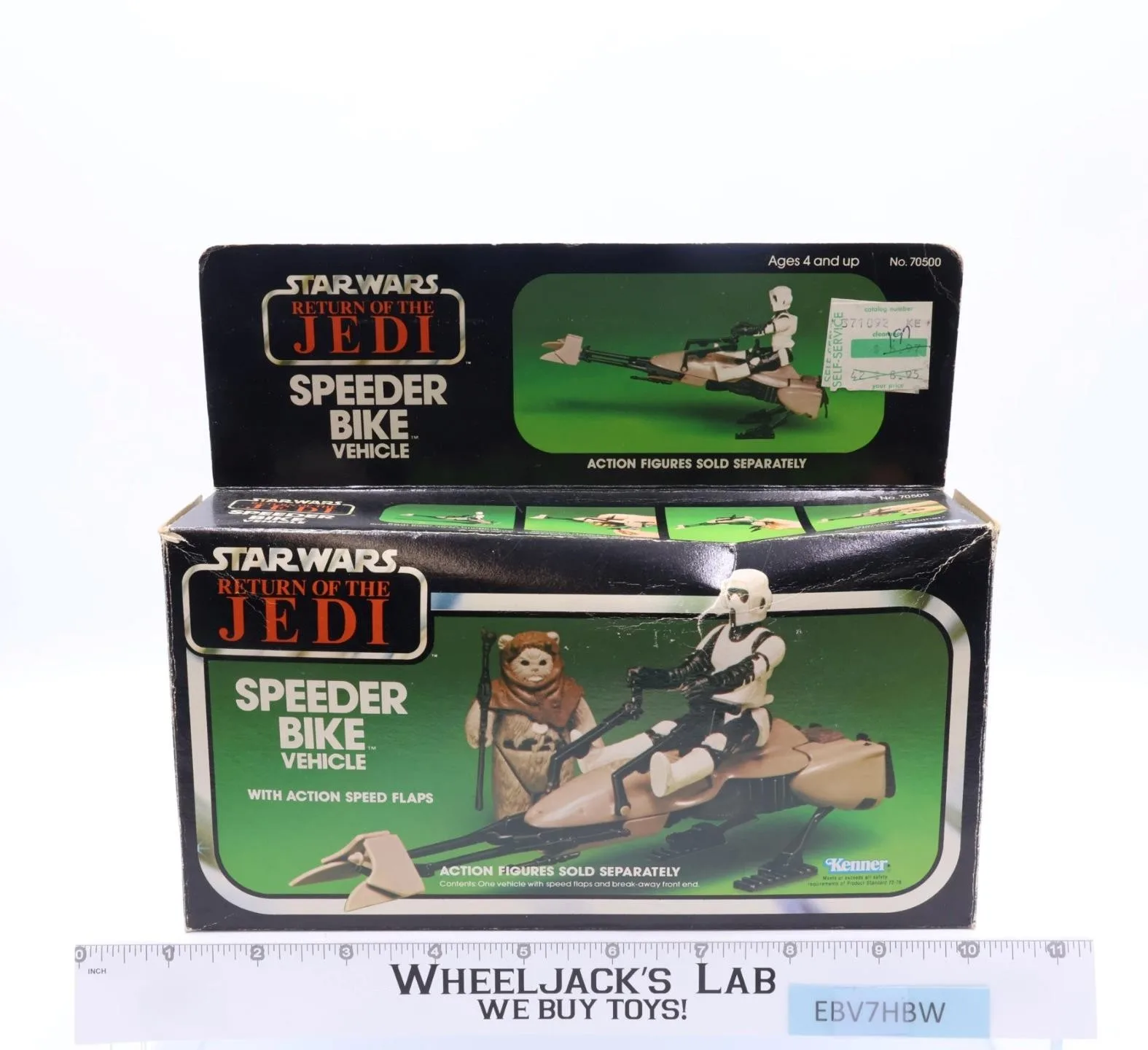 Speeder Bike 100% Complete W/Box Star Wars ROTJ Kenner 1983
