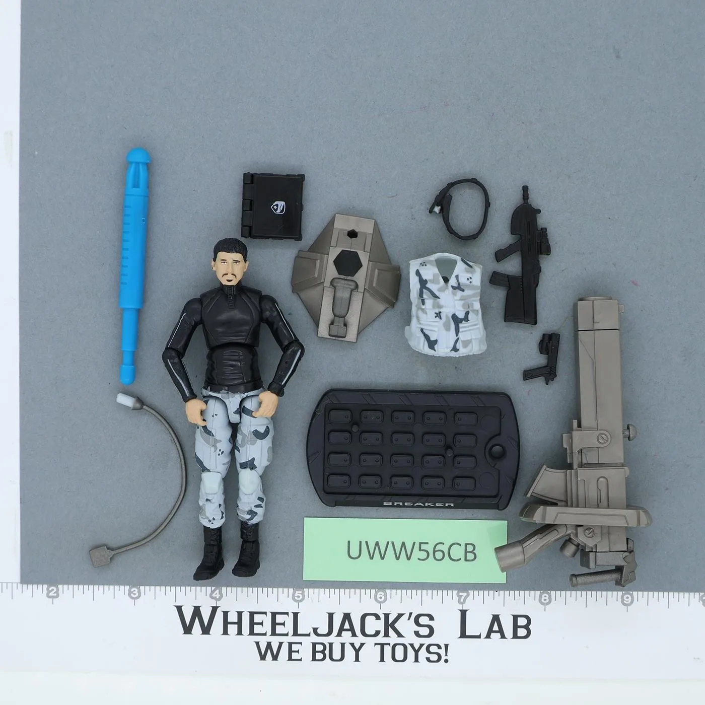Abel "Breaker" Shaz v4 100% Complete Rise of Cobra G.I. Joe 2009 Hasbro Figure