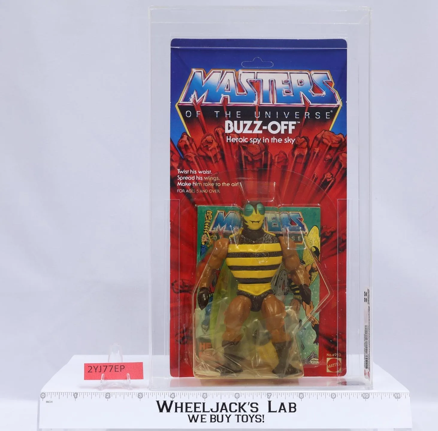 Buzz-Off CAS GRADED 80 80/85/85 He-Man Masters of the Universe MOTU Series 3