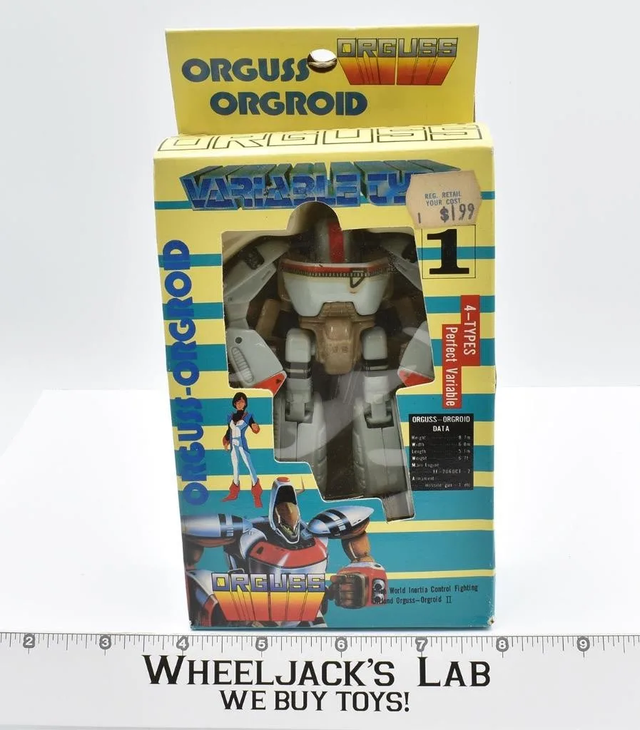 Orguss Orgroid Variable Type 1 NIB NEW Super Dimension Century 1984 Figure