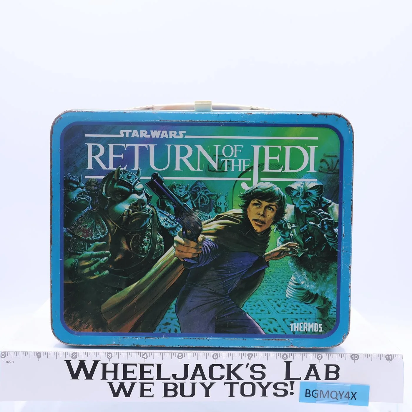 Return of the Jedi Star Wars Metal Lunch Box 1983 Vintage NO THERMOS